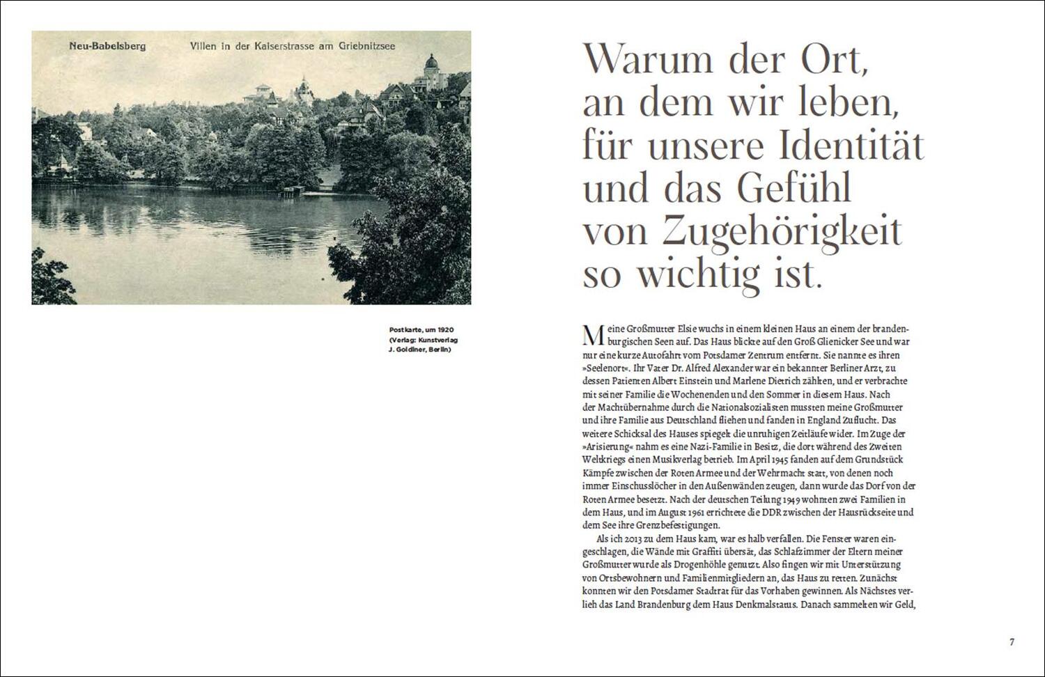 Bild: 9783945543863 | Die Villen am Griebnitzsee und ihre Geschichte | Christoph Partsch