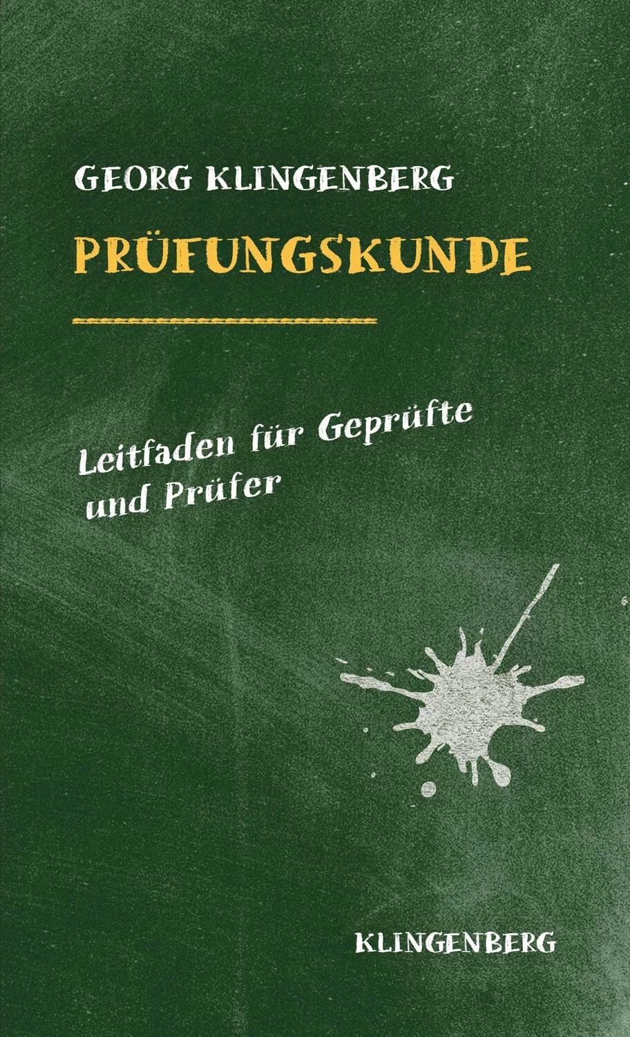 Cover: 9783200049246 | Prüfungskunde | Leitfaden für Geprüfte und Prüfer | Georg Klingenberg