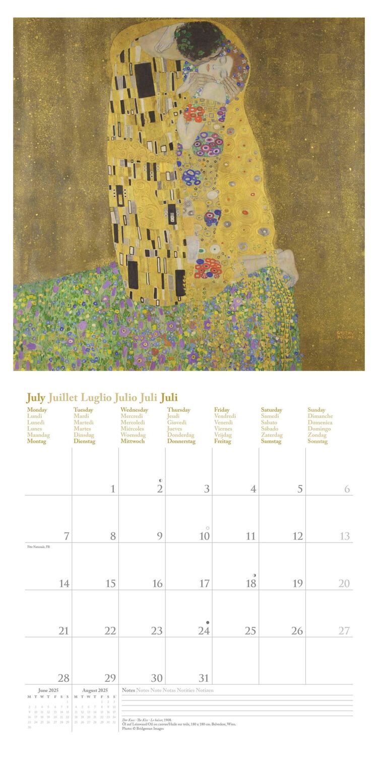 Bild: 4002725994004 | Gustav Klimt 2025 - Wand-Kalender - Broschüren-Kalender - 30x30 -...