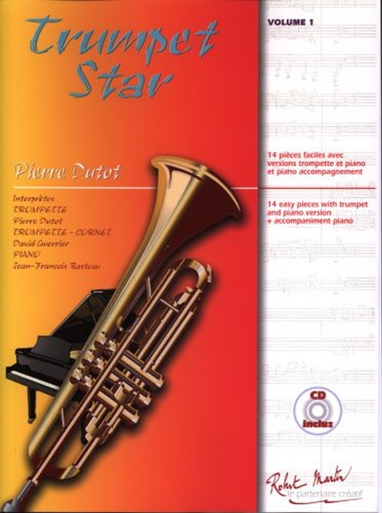 Cover: 9790231030716 | Trumpet Star 1 | Pierre Dutot | Buch + Online-Audio | Robert Martin