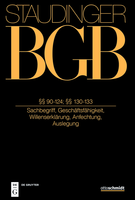 Cover: 9783805913164 | §§ 90- 124; 130-133 | Malte Stieper (u. a.) | Buch | XII | Deutsch
