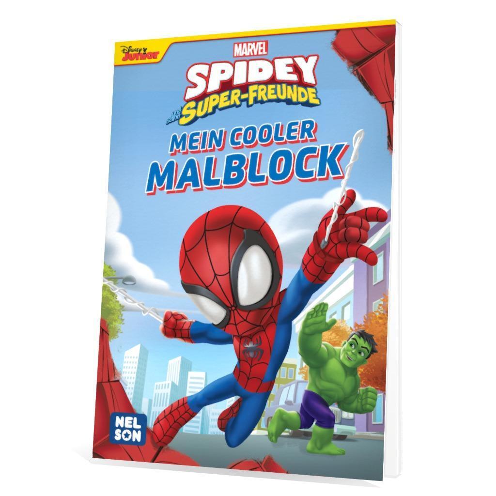 Bild: 9783845123714 | MARVEL Spidey und seine Superfreunde: Mein cooler Malblock | Malblock