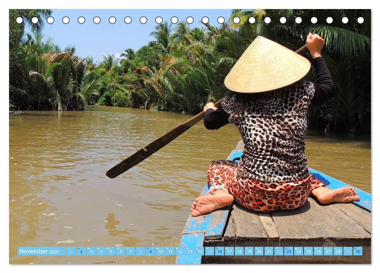 Bild: 9783435716869 | Vielseitiges Vietnam (Tischkalender 2025 DIN A5 quer), CALVENDO...