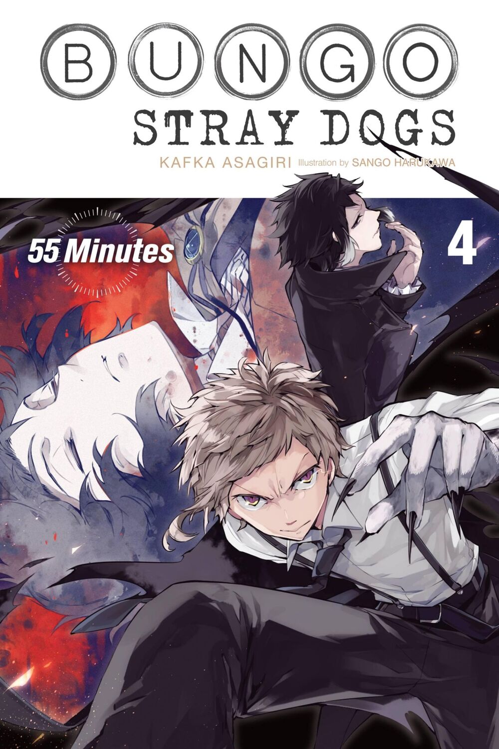 Cover: 9781975303280 | Bungo Stray Dogs, Vol. 4 (Light Novel) | 55 Minutes | Asagiri (u. a.)