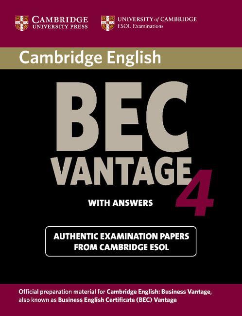 Cover: 9780521739269 | Cambridge BEC Advantage 4 with Answers | Cambridge Esol | Taschenbuch