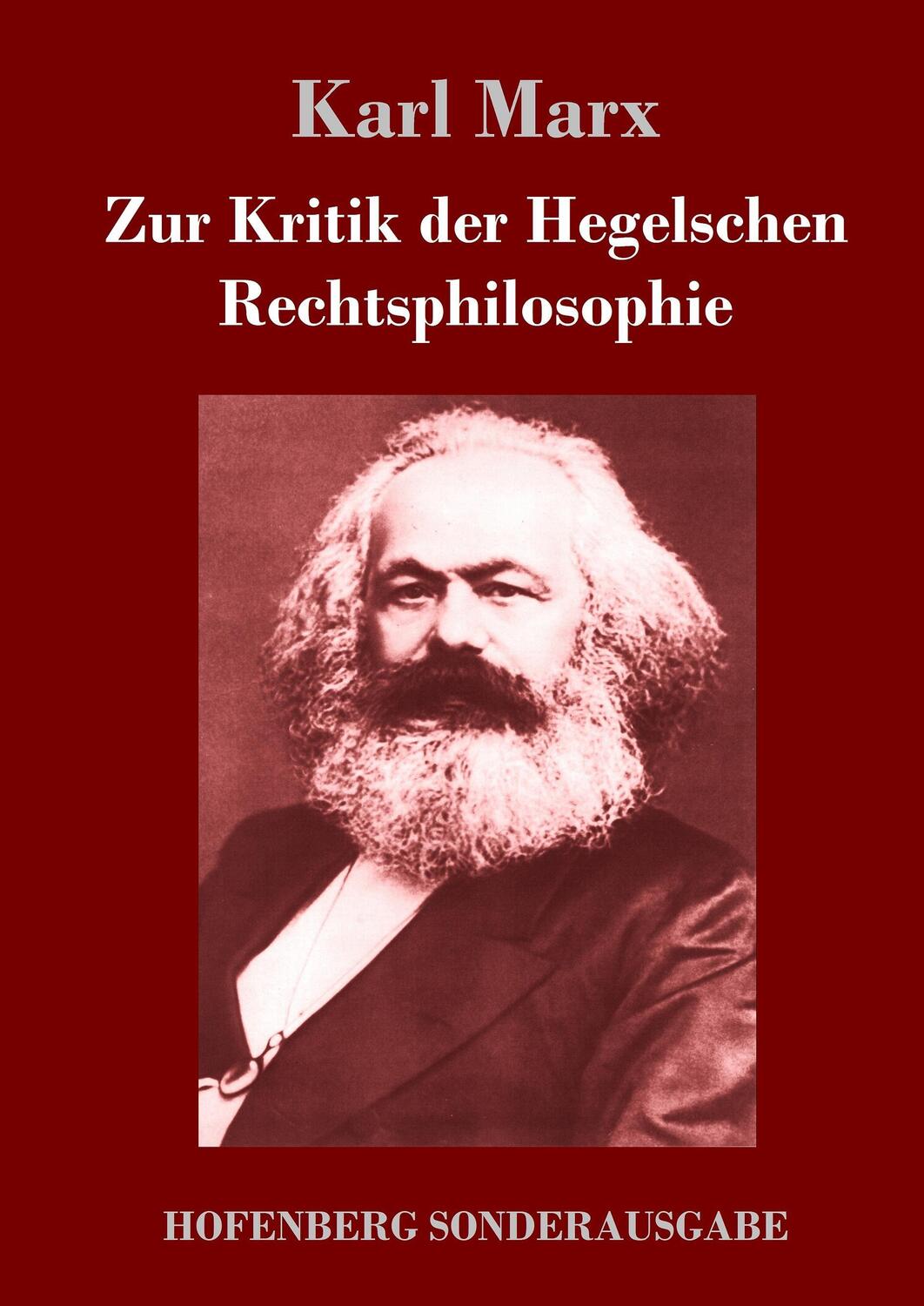 Cover: 9783743714236 | Zur Kritik der Hegelschen Rechtsphilosophie | Karl Marx | Buch | 2017