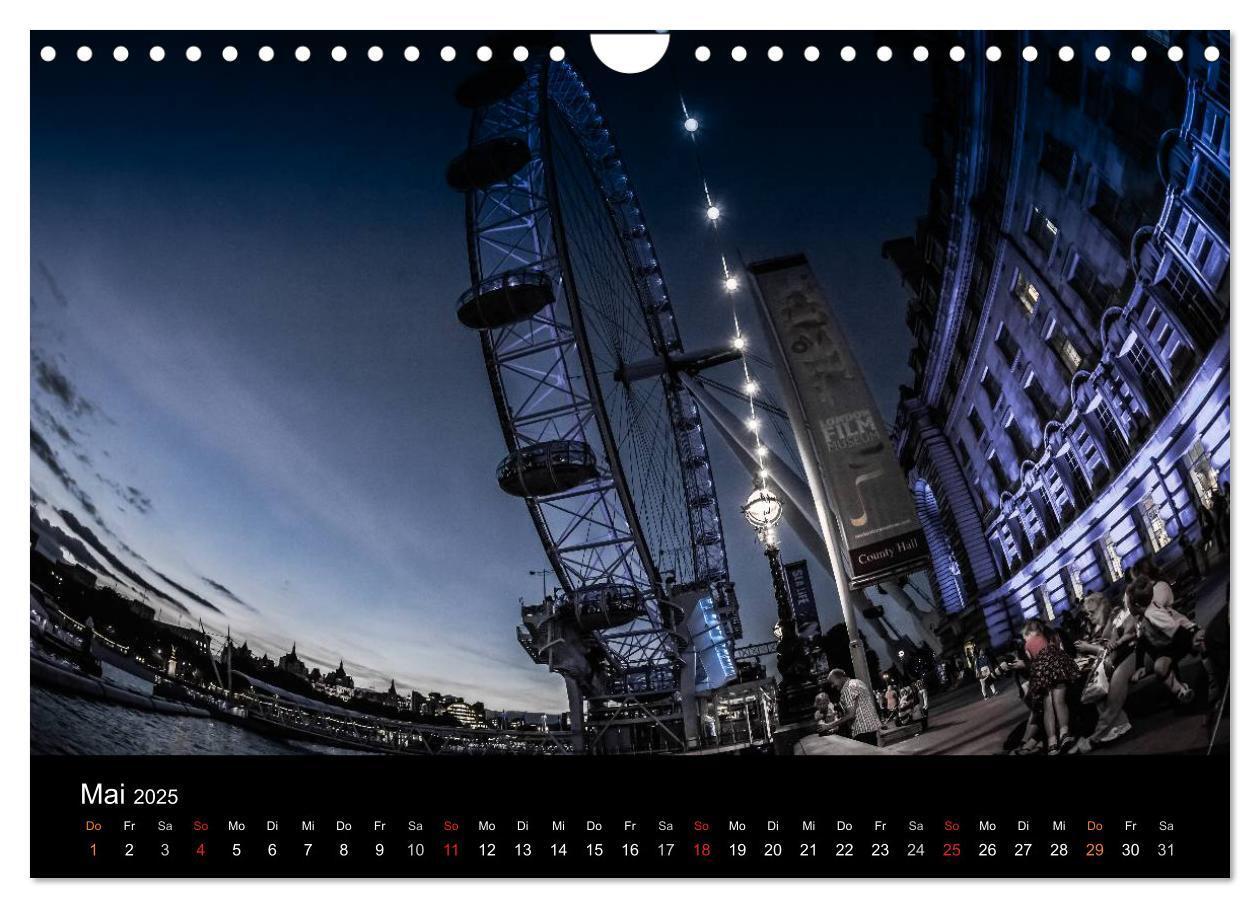 Bild: 9783435787111 | London - street view (Wandkalender 2025 DIN A4 quer), CALVENDO...