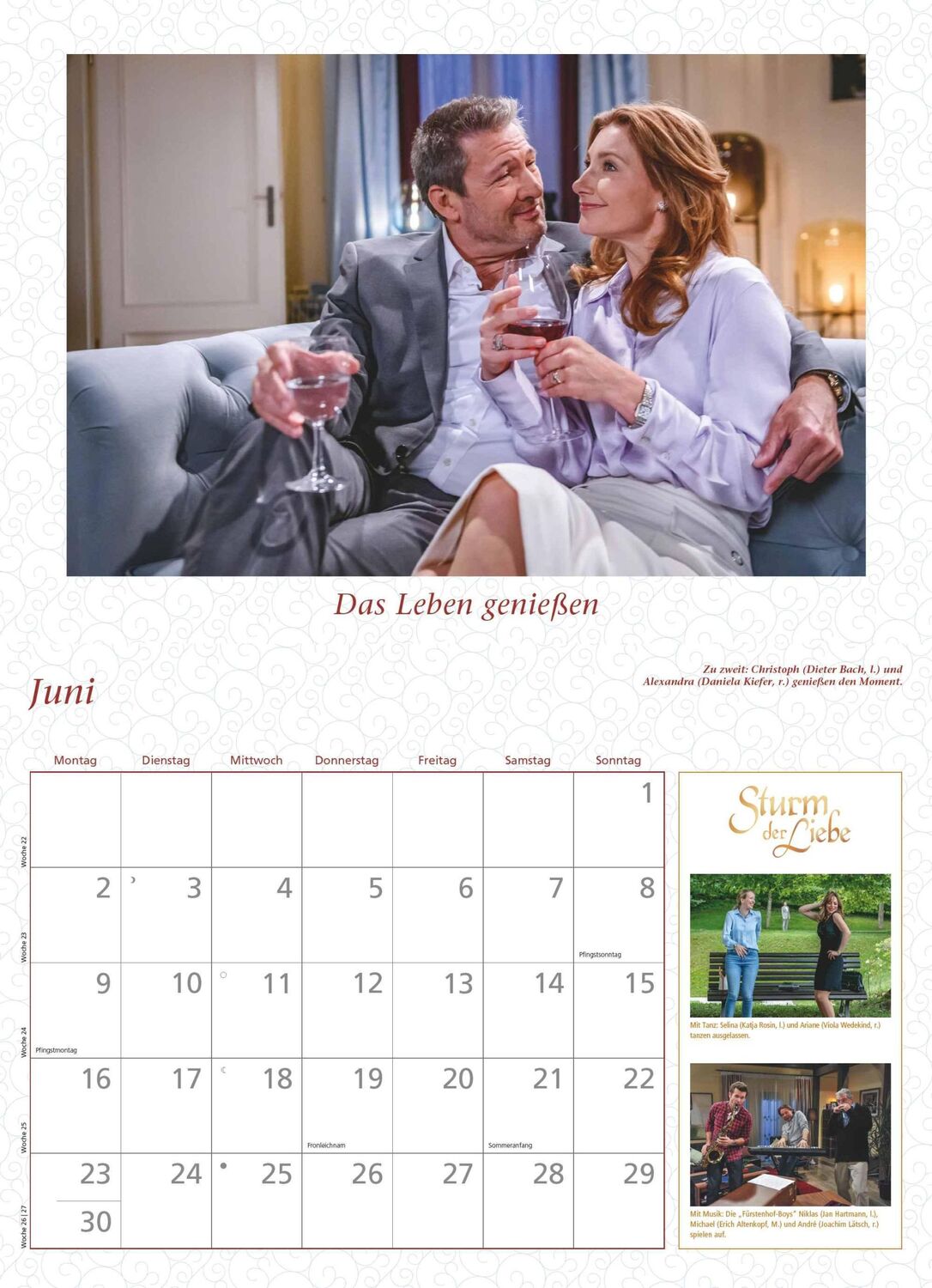 Bild: 4250809654003 | Sturm der Liebe 2025 - Broschürenkalender - Wandkalender - mit...