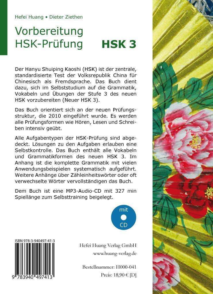 Bild: 9783940497413 | Vorbereitung HSK-Prüfung. HSK 3 | Hefei Huang (u. a.) | Taschenbuch