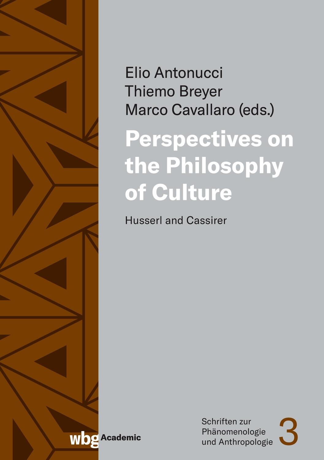 Cover: 9783534407262 | Perspectives on the Philosophy of Culture | Husserl and Cassirer