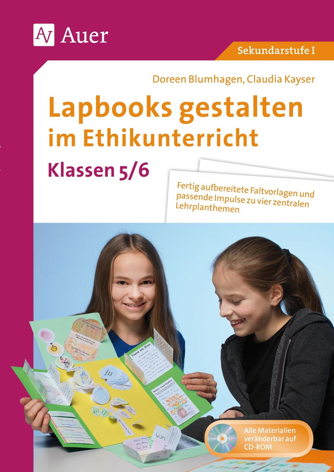 Cover: 9783403080596 | Lapbooks gestalten im Ethikunterricht 5-6 | Doreen Blumhagen (u. a.)