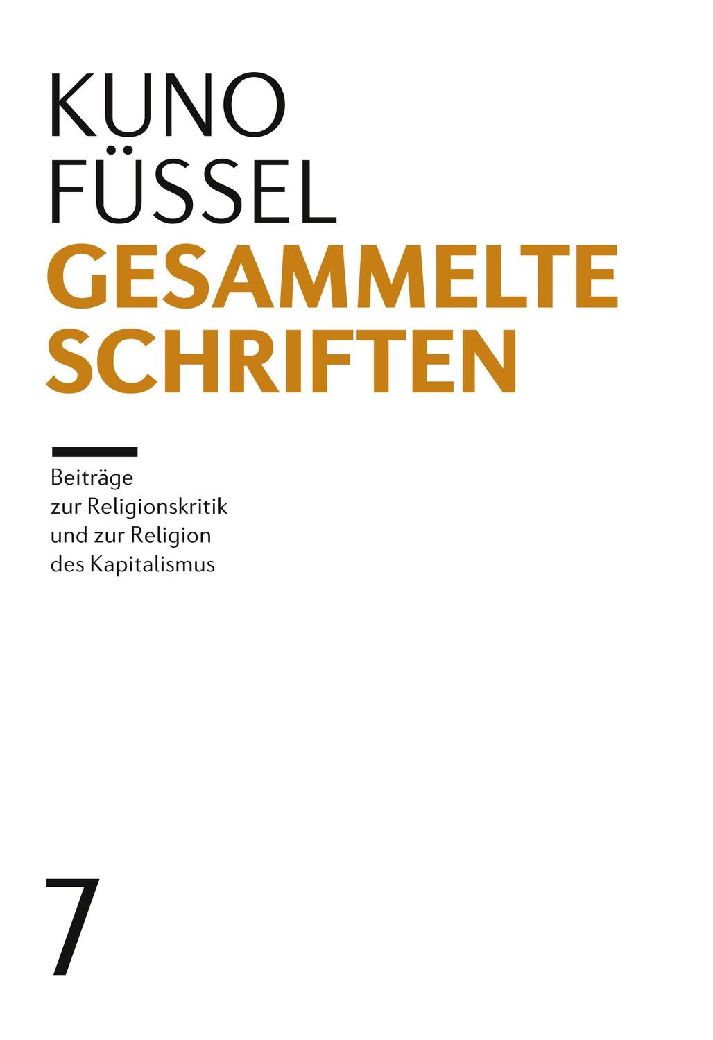 Cover: 9783982205267 | Gesammelte Schriften | Kuno Füssel | Buch | 196 S. | Deutsch | 2021