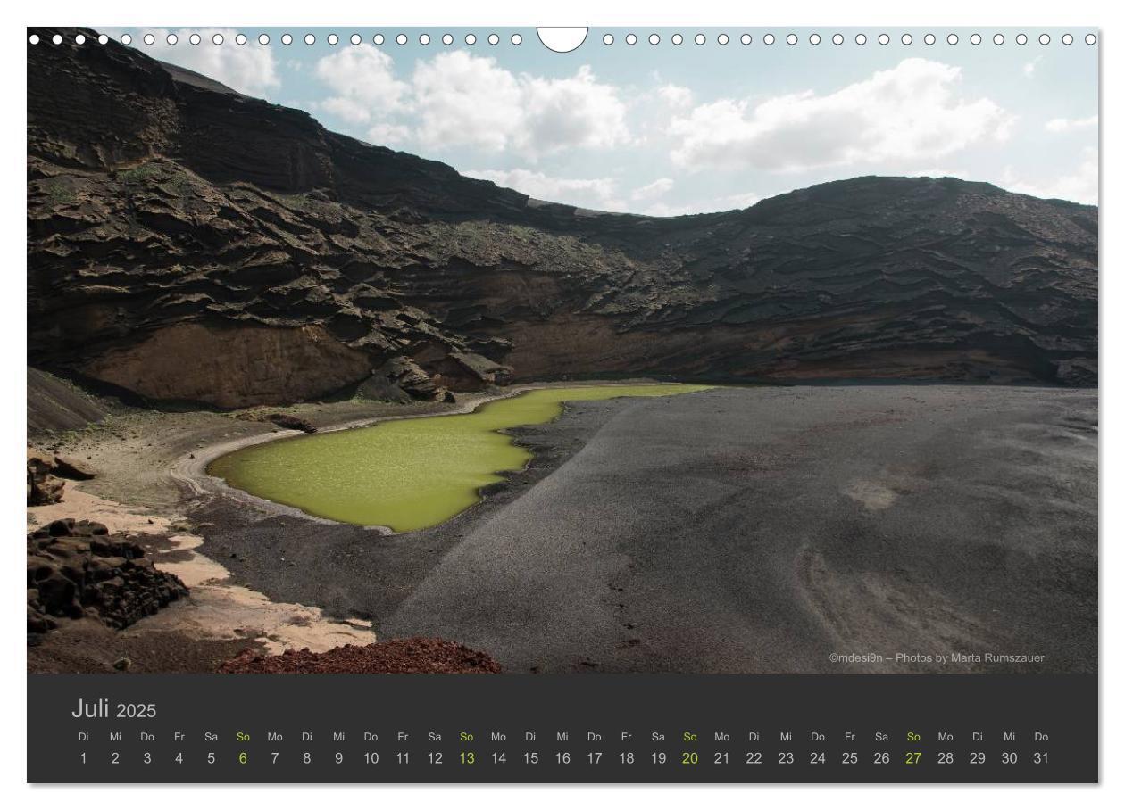 Bild: 9783435496747 | Vulkaninsel ¿ Lanzarote (Wandkalender 2025 DIN A3 quer), CALVENDO...