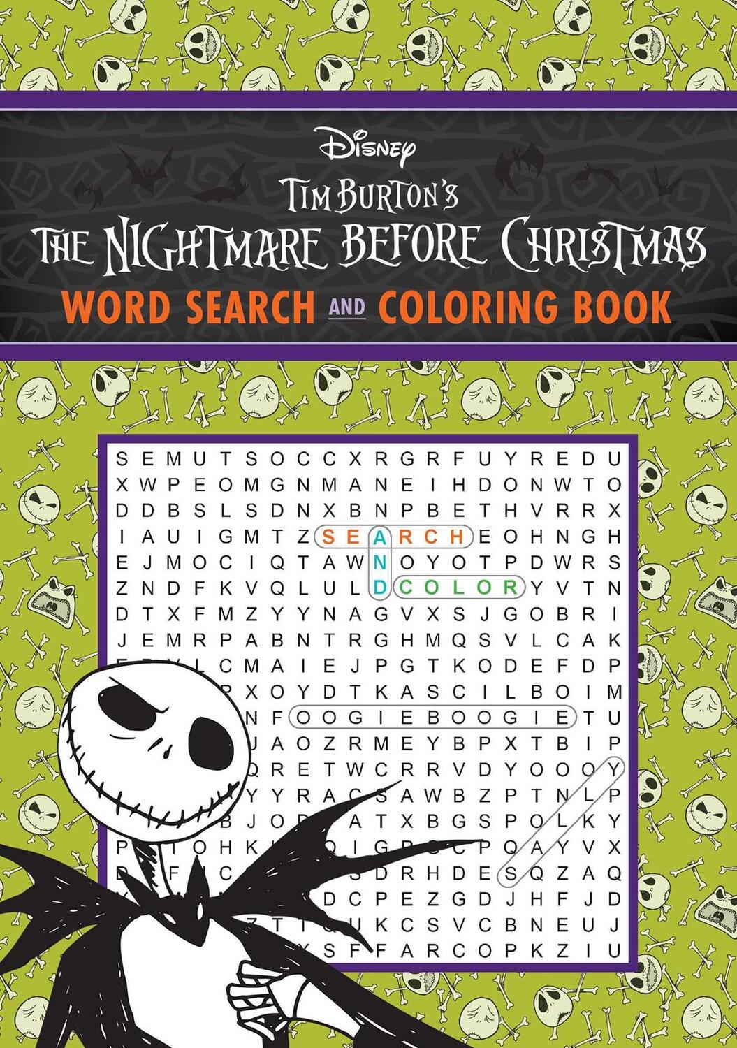 Cover: 9781645176046 | Disney Tim Burton's the Nightmare Before Christmas Word Search and...