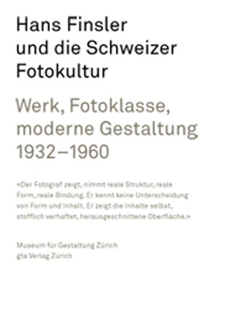 Cover: 9783856761783 | Hans Finsler und die Schweizer Fotokultur | Hans Finsler | Buch | 2006