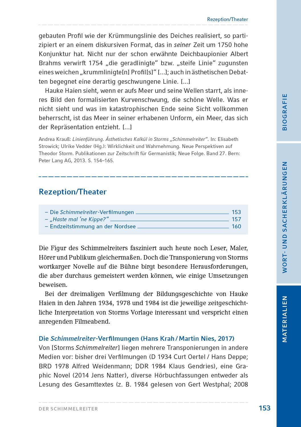 Bild: 9783872915122 | Der Schimmelreiter | Novelle | Theodor Storm | Taschenbuch | 160 S.