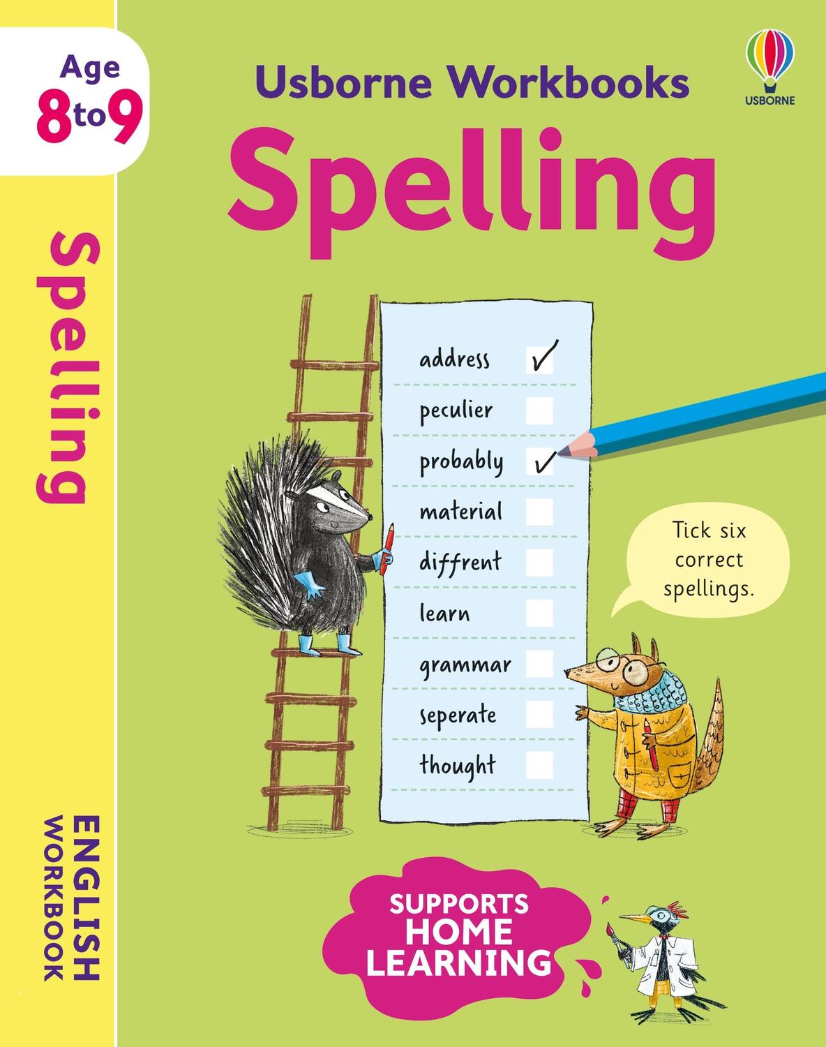 Cover: 9781801313506 | Usborne Workbooks Spelling 8-9 | Jane Bingham | Taschenbuch | Englisch