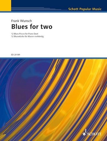 Cover: 9790001147644 | Blues for two | 12 Bluesstücke, Klavier 4-händig, Noten mit CD | Buch