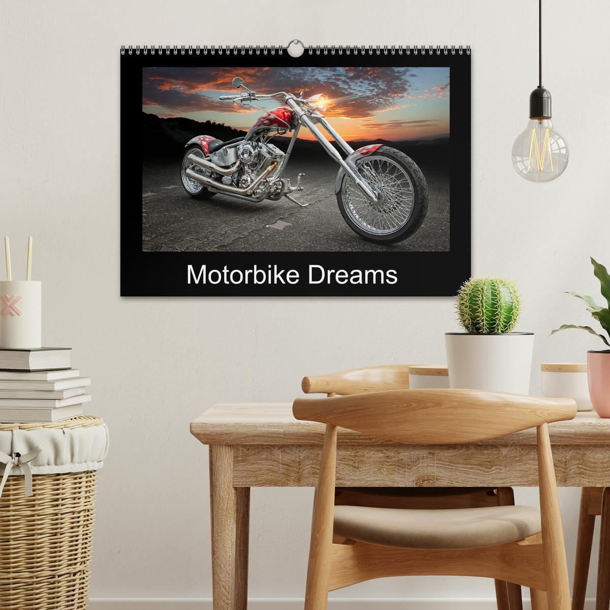 Bild: 9781325961580 | Motorbike Dreams (Wall Calendar 2025 DIN A3 landscape), CALVENDO 12...