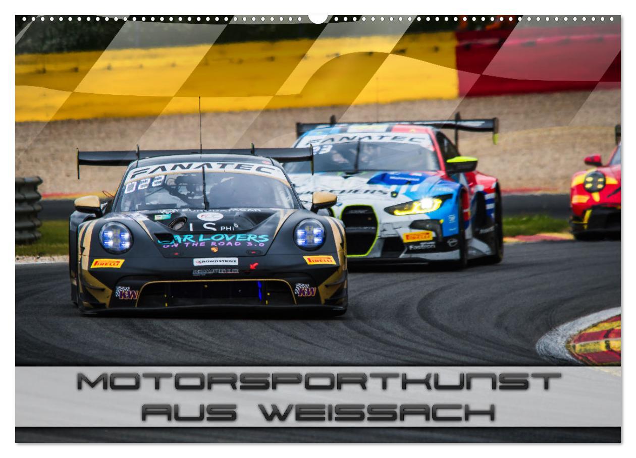 Cover: 9783457221457 | Motorsportkunst aus Weissach (Wandkalender 2025 DIN A2 quer),...