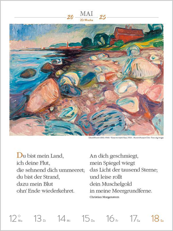 Bild: 9783731877257 | Literaturkalender Kunst 2025 | Verlag Korsch | Kalender | 54 S. | 2025
