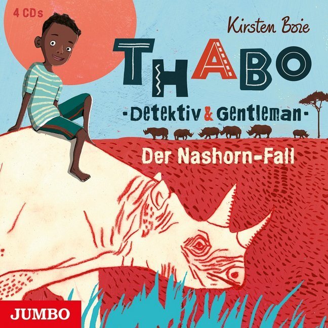 Cover: 9783833735493 | Thabo - Detektiv &amp; Gentleman - Der Nashorn-Fall, 4 Audio-CDs | Boie