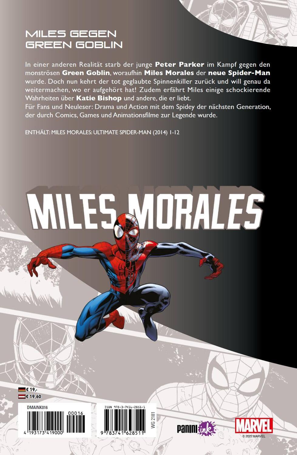 Rückseite: 9783741628511 | Miles Morales: Spider-Man | Bd. 4: Ultimatives Ende | Bendis (u. a.)