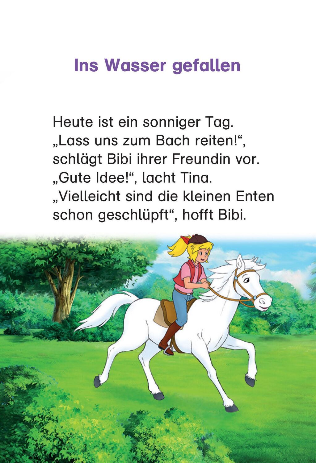 Bild: 9783129496749 | Bibi &amp; Tina: Ausritt ins Glück | Buch | Lesen lernen mit Bibi und Tina