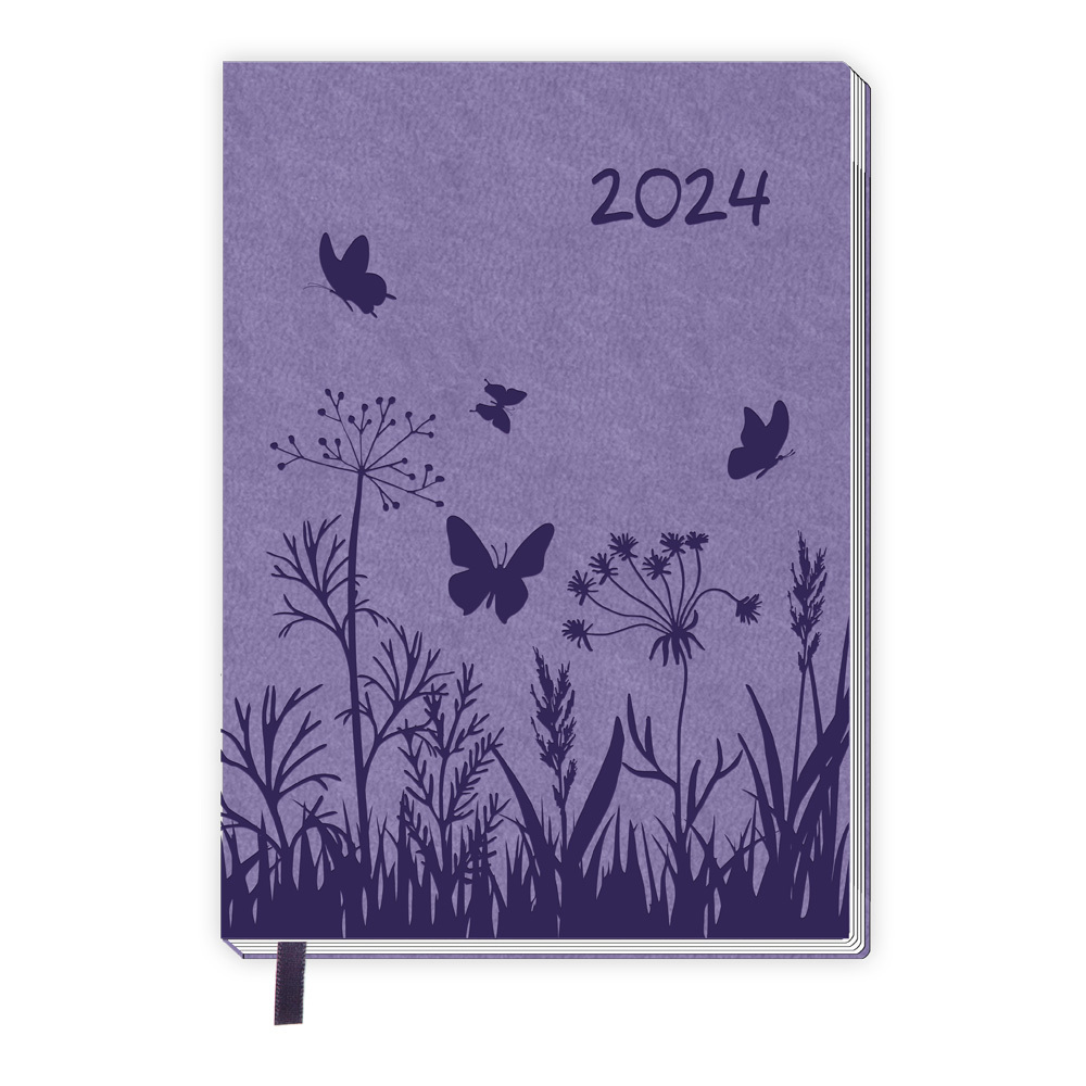 Cover: 4251901505163 | Trötsch Taschenkalender A7 Soft Touch Blumen 2024 | Co.KG | Kalender