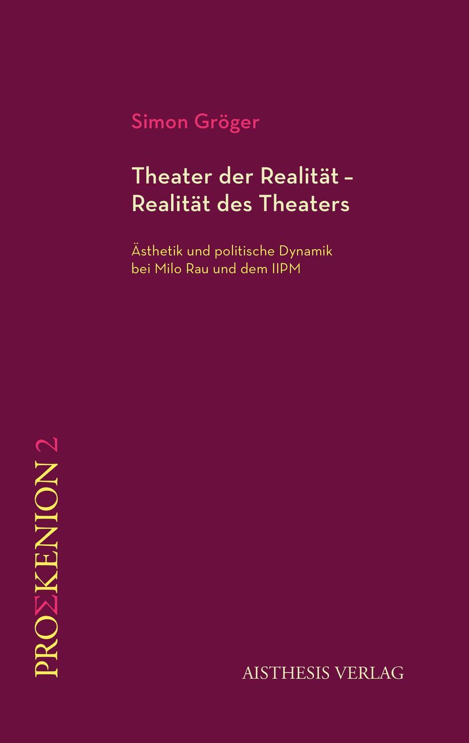 Cover: 9783849818845 | Theater der Realität - Realität des Theaters | Simon Gröger | Buch