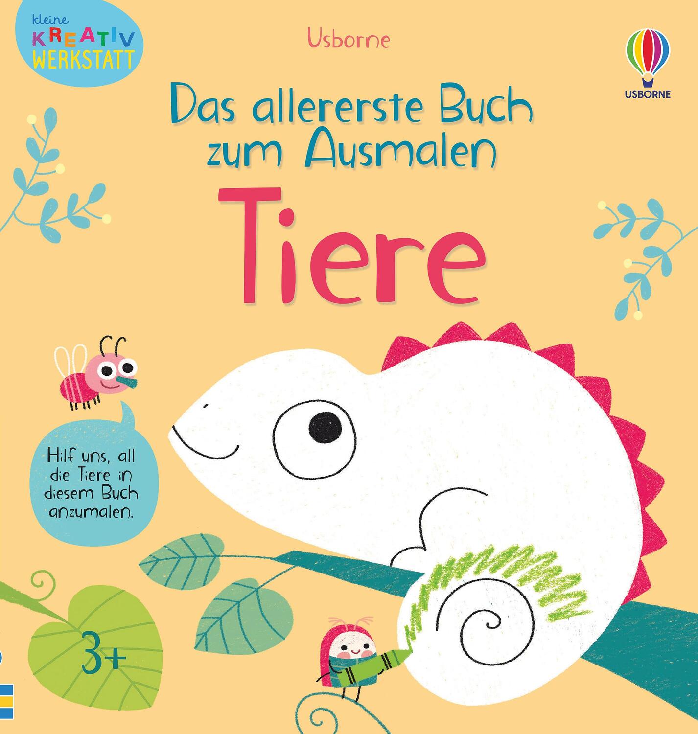 Cover: 9781789414554 | Kleine Kreativ-Werkstatt - Das allererste Buch zum Ausmalen: Tiere