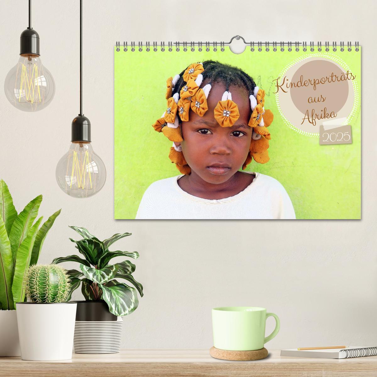 Bild: 9783383852282 | Kinderporträts aus Afrika (Wandkalender 2025 DIN A4 quer), CALVENDO...