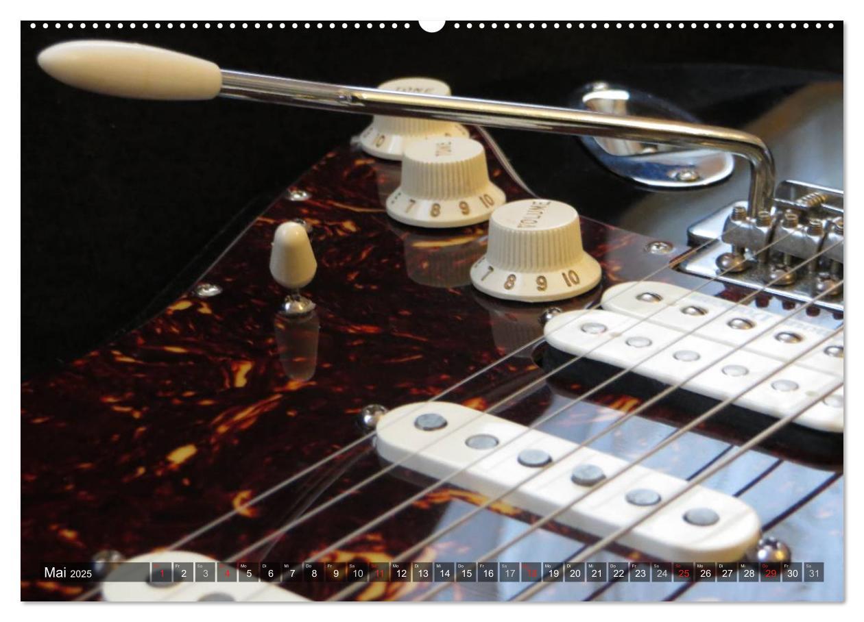 Bild: 9783435745753 | GITARREN Closeups (Wandkalender 2025 DIN A2 quer), CALVENDO...