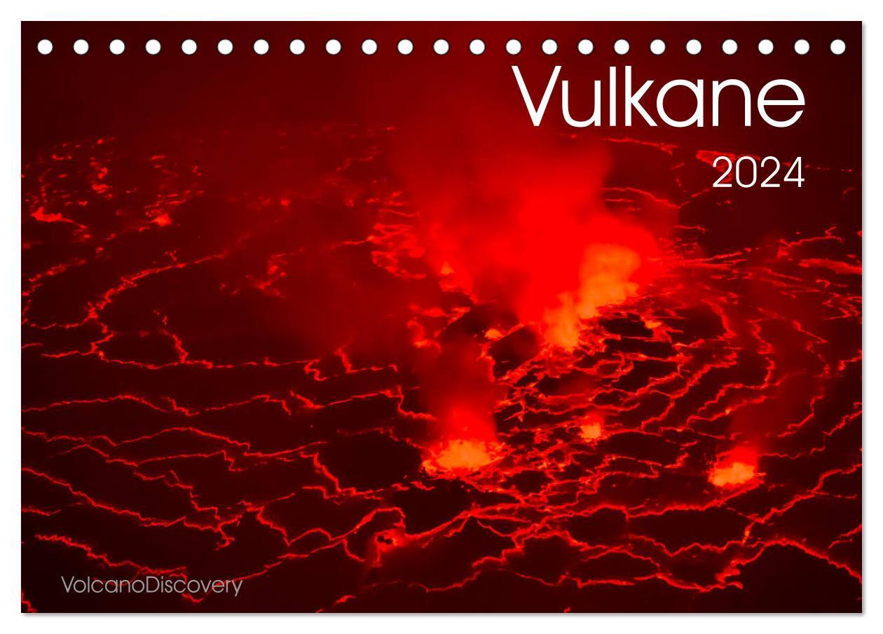 Cover: 9783675448667 | Vulkane 2024 (Tischkalender 2024 DIN A5 quer), CALVENDO Monatskalender