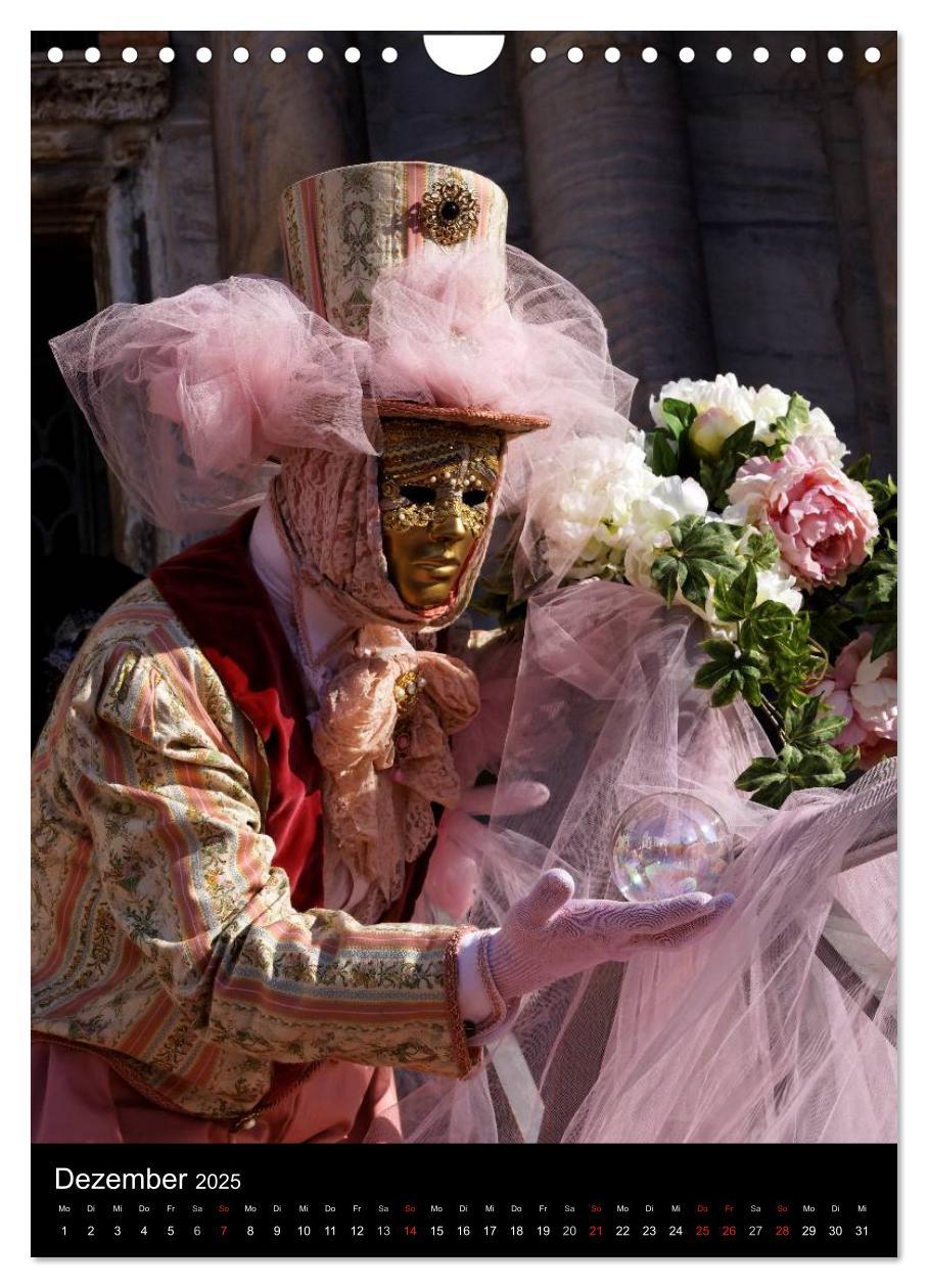 Bild: 9783457087596 | Karneval in Venedig - Phantasievolle Masken (Wandkalender 2025 DIN...