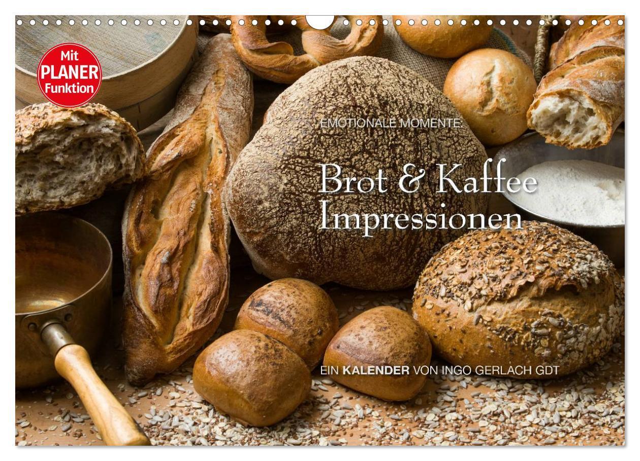 Cover: 9783383465864 | Brot und Kaffee Impressionen 2024 (Wandkalender 2024 DIN A3 quer),...