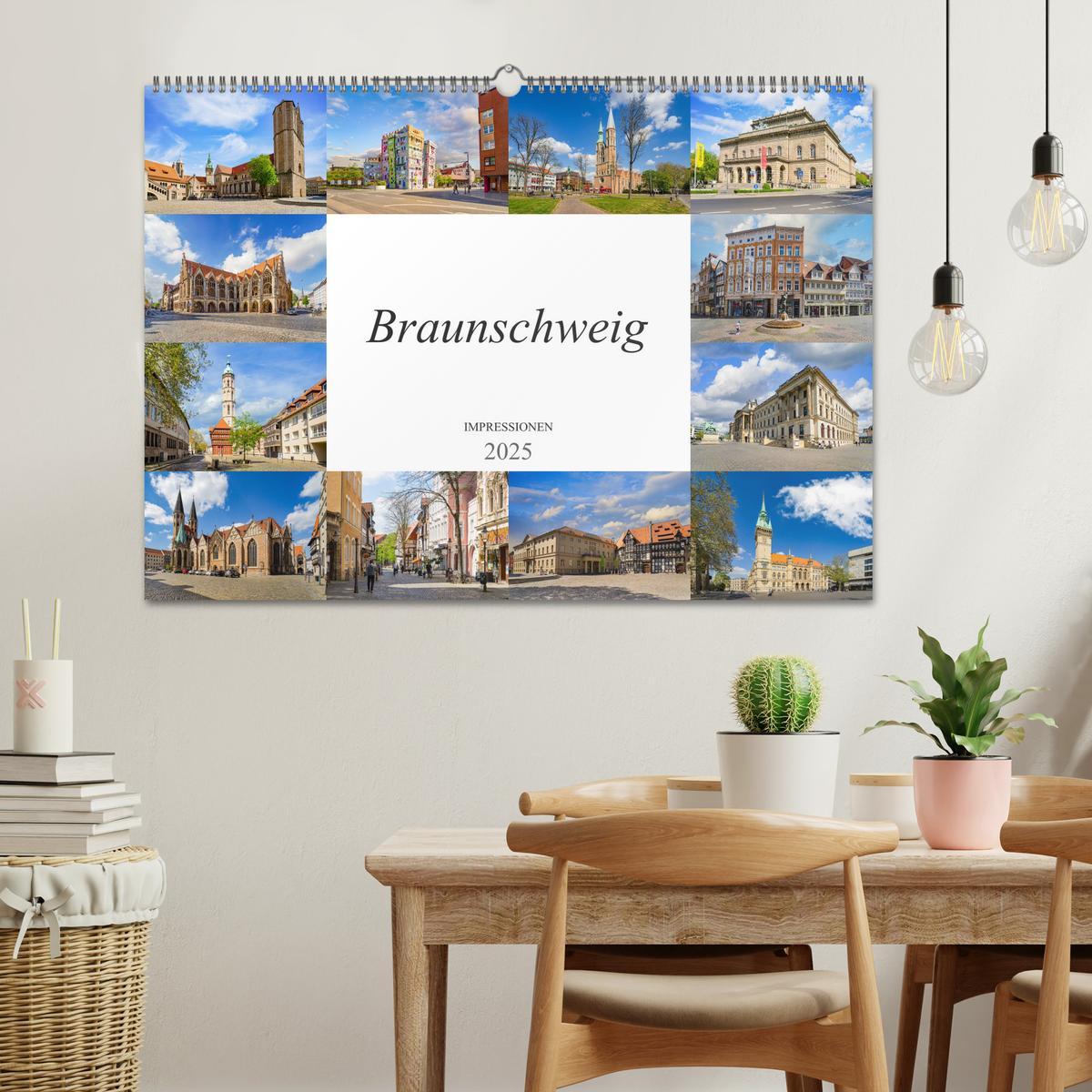 Bild: 9783435132102 | Braunschweig Impressionen (Wandkalender 2025 DIN A2 quer), CALVENDO...