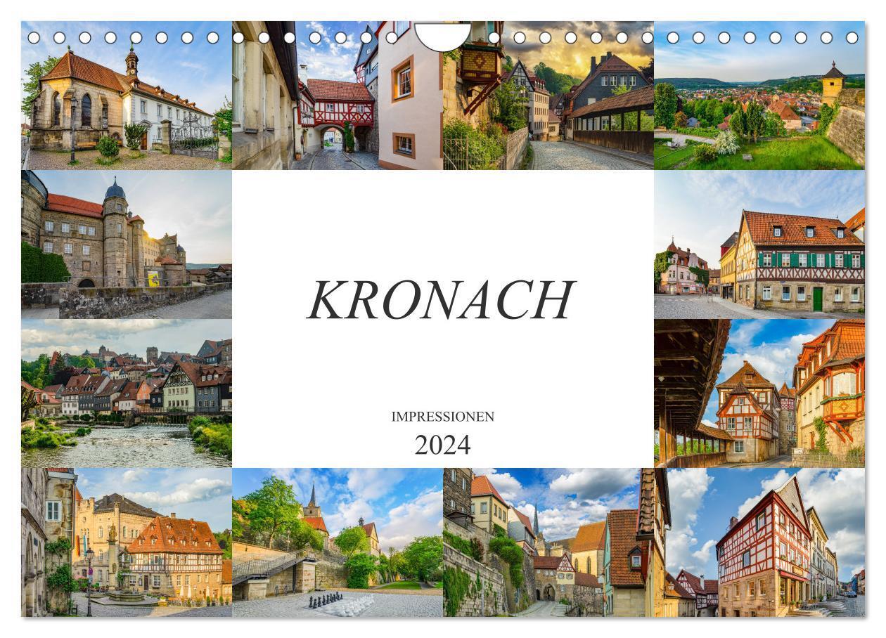 Cover: 9783383000010 | Kronach Impressionen (Wandkalender 2024 DIN A4 quer), CALVENDO...