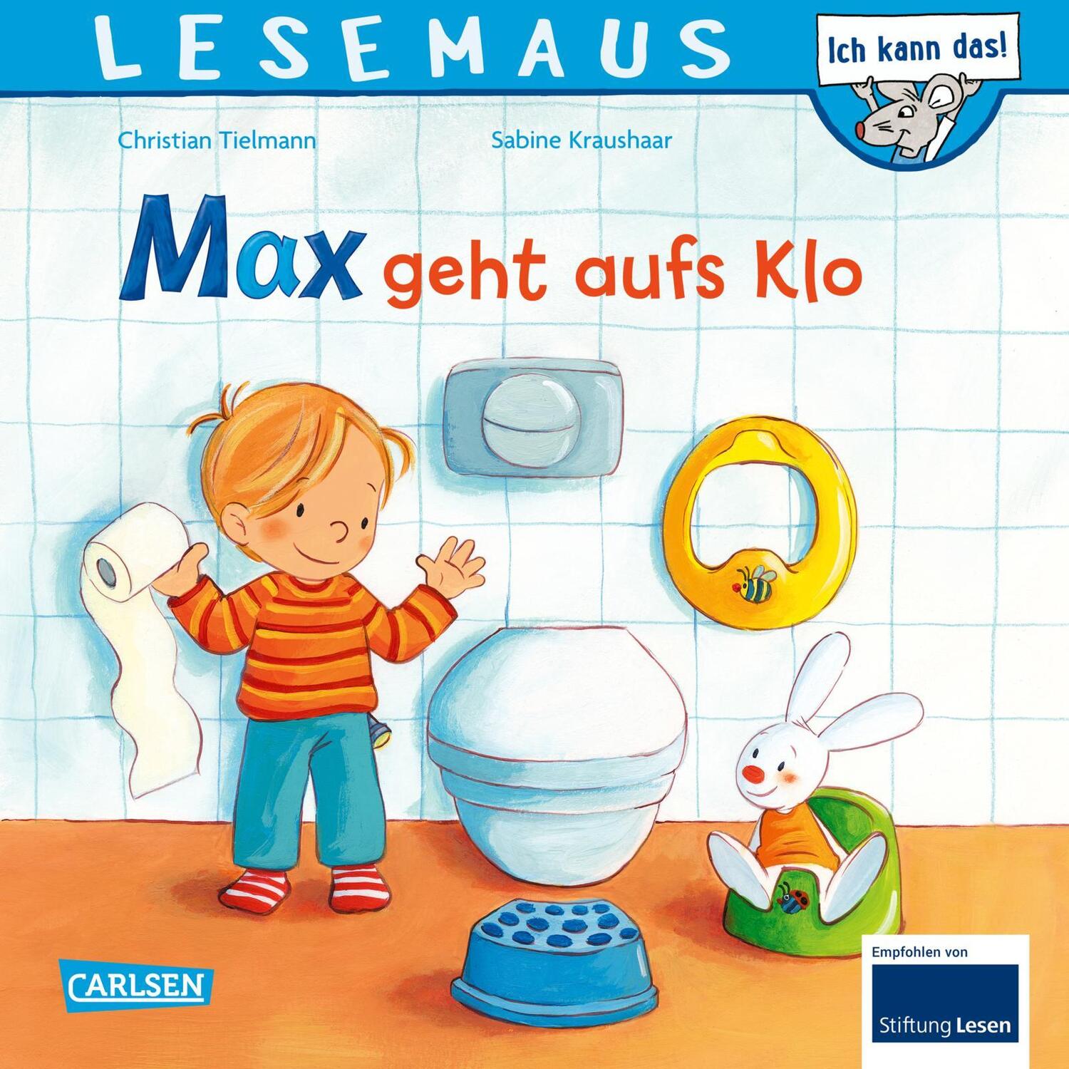 Cover: 9783551081162 | LESEMAUS 61: Max geht aufs Klo | Christian Tielmann | Broschüre | 2024