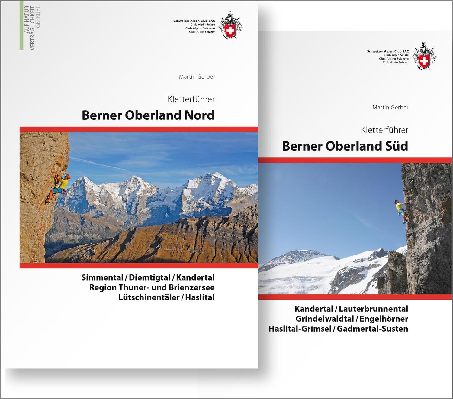 Cover: 9783859024373 | Kombipack Berner Oberland Nord + Süd | Martin Gerber | Buch | gefalzt