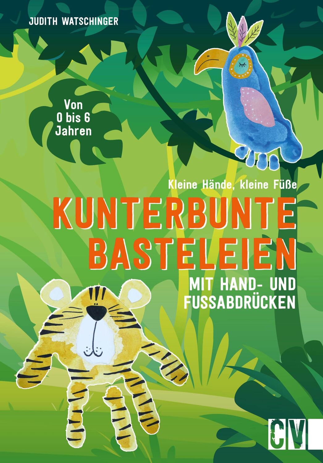 Cover: 9783838839455 | Kleine Hände, kleine Füße: Kunterbunte Basteleien mit Hand- und...