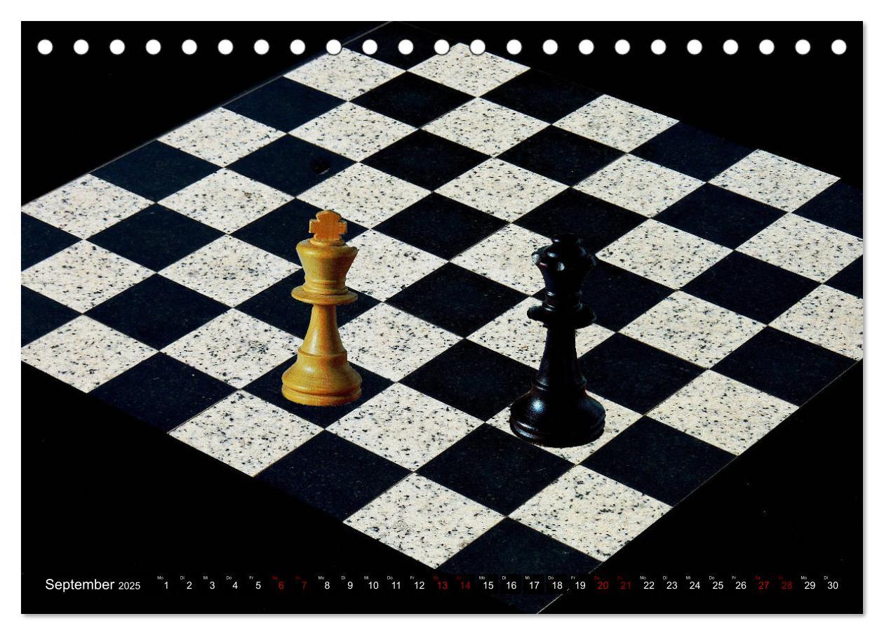 Bild: 9783435397303 | SCHACH - Spiel der Könige (Tischkalender 2025 DIN A5 quer),...