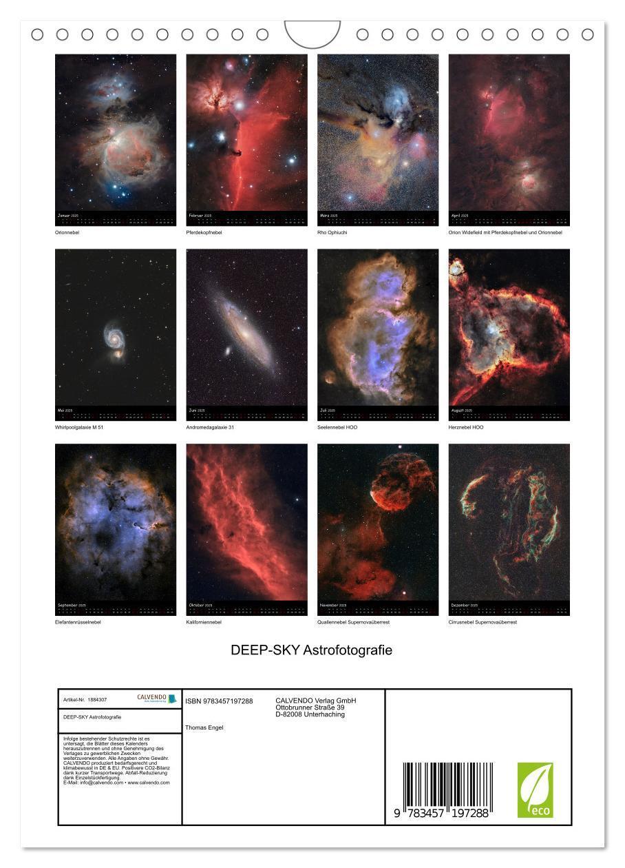 Bild: 9783457197288 | DEEP-SKY Astrofotografie (Wandkalender 2025 DIN A4 hoch), CALVENDO...