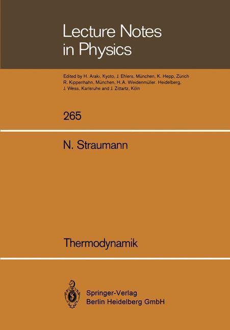 Cover: 9783662136003 | Thermodynamik | Norbert Straumann | Taschenbuch | Paperback | VI