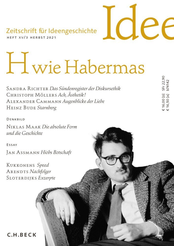 Cover: 9783406766138 | Zeitschrift für Ideengeschichte Heft XV/3 Herbst 2021 | H wie Habermas