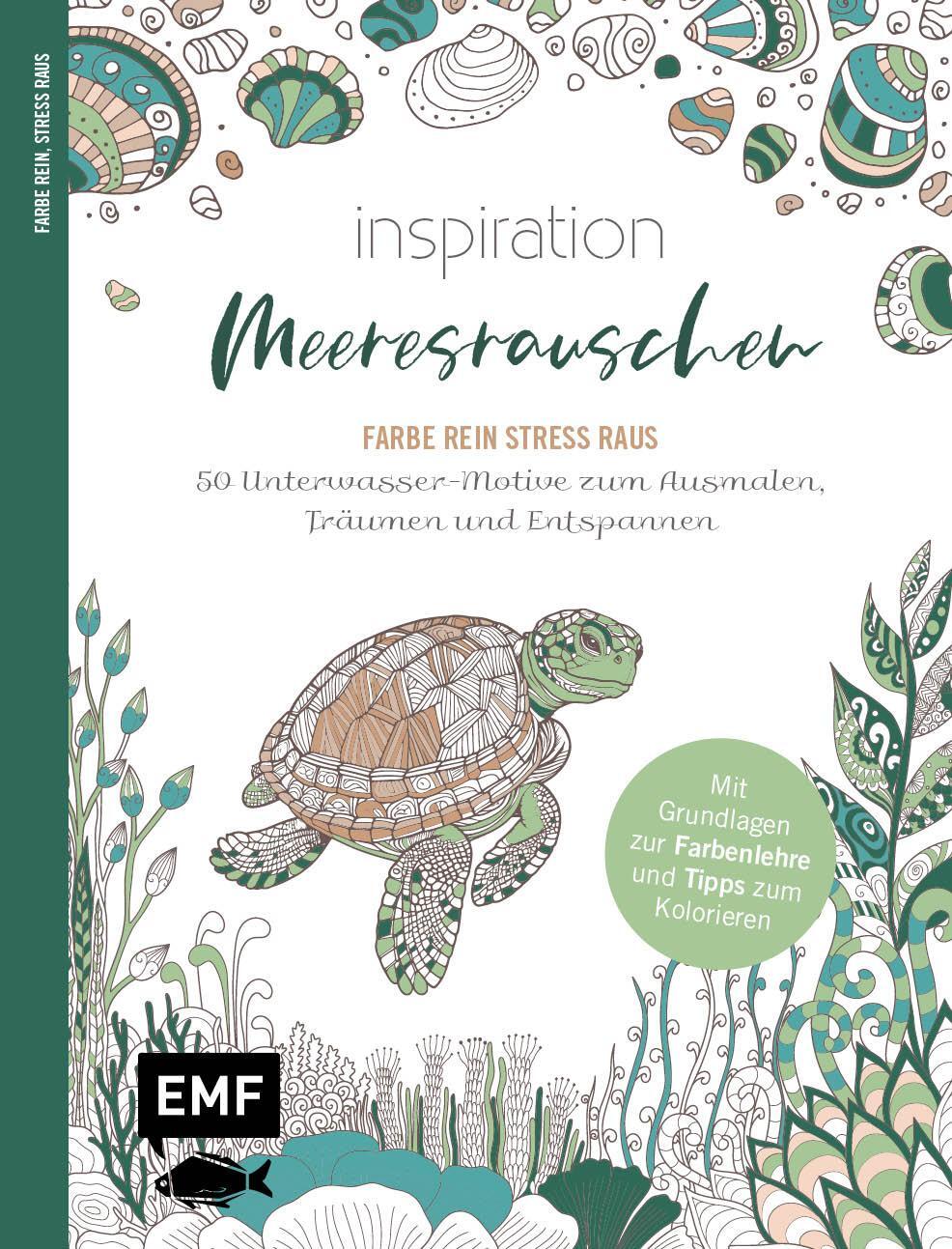 Cover: 9783745922233 | Inspiration Meeresrauschen 50 Unterwasser-Motive zum Ausmalen,...