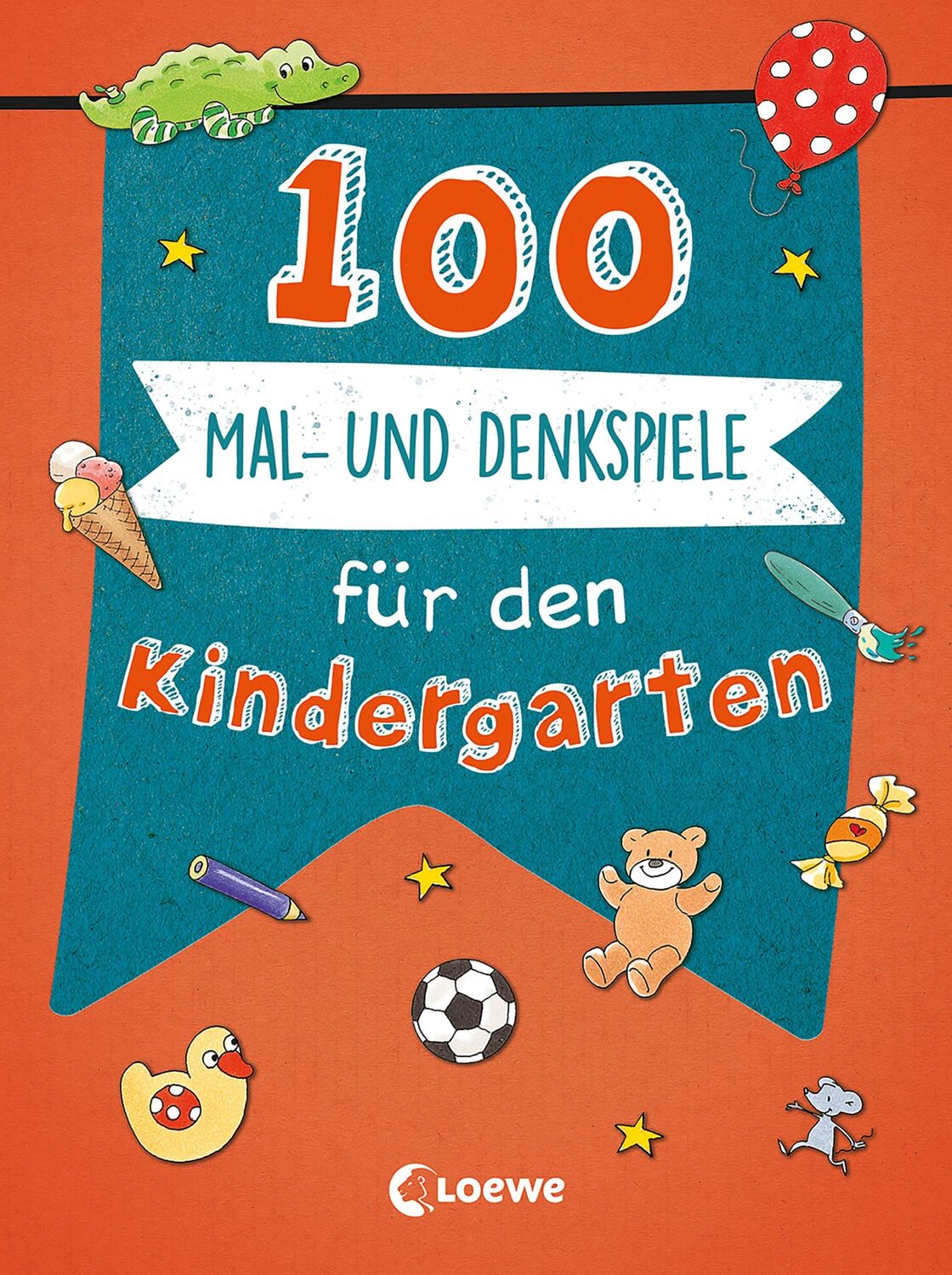 Cover: 9783743209305 | 100 Mal- und Denkspiele für den Kindergarten | Rätseln (u. a.) | Buch