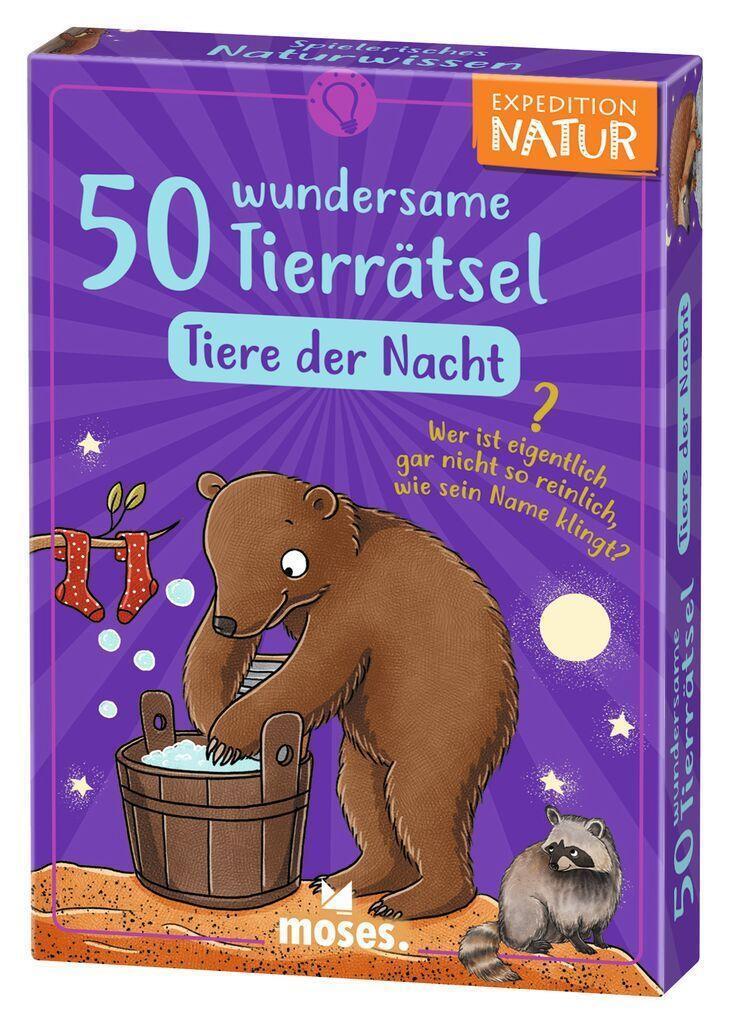 Cover: 4033477098450 | Expedition Natur 50 wundersame Tierrätsel - Tiere der Nacht | Ramcke