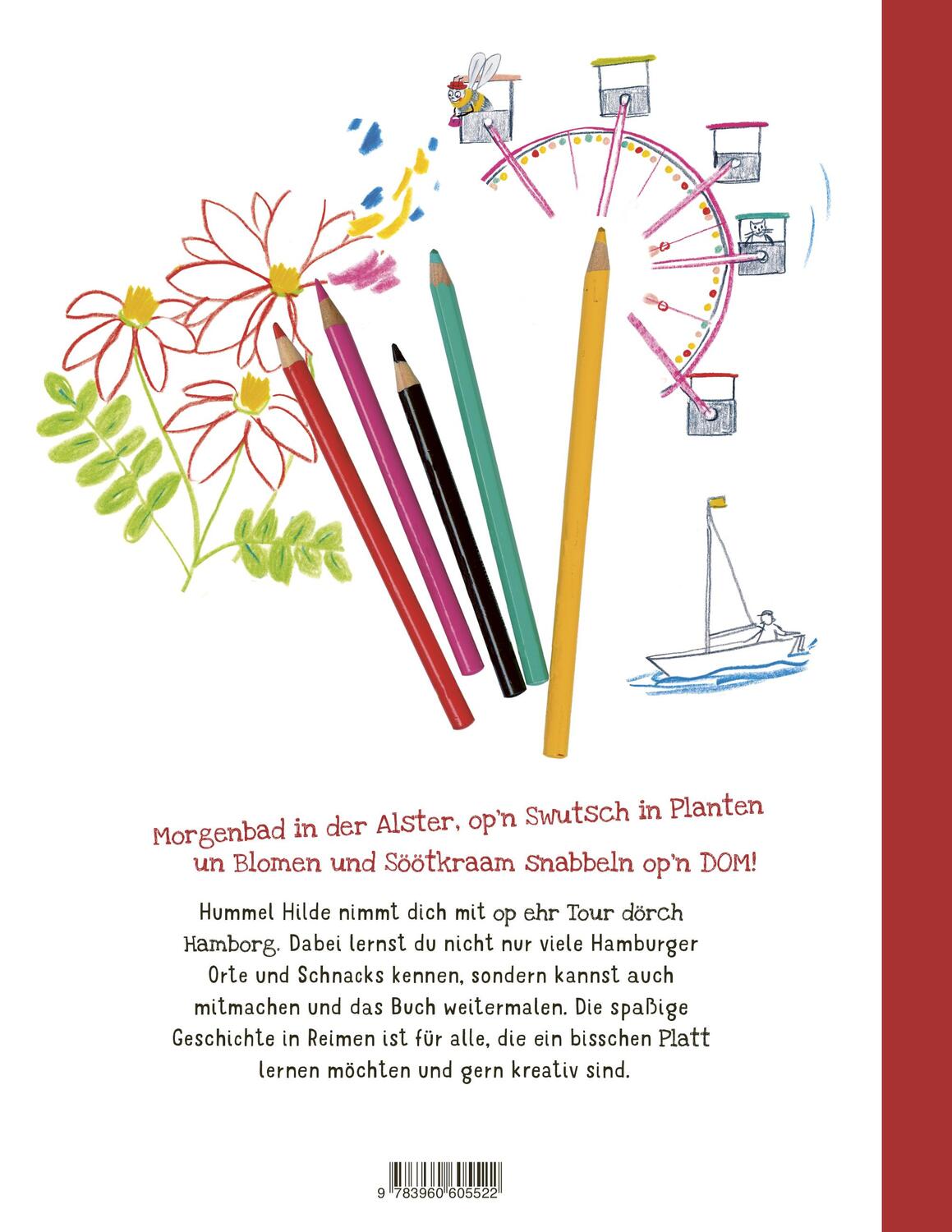 Rückseite: 9783960605522 | Hummel Hilde | Wiebke Colmorgen | Taschenbuch | 32 S. | Deutsch | 2022