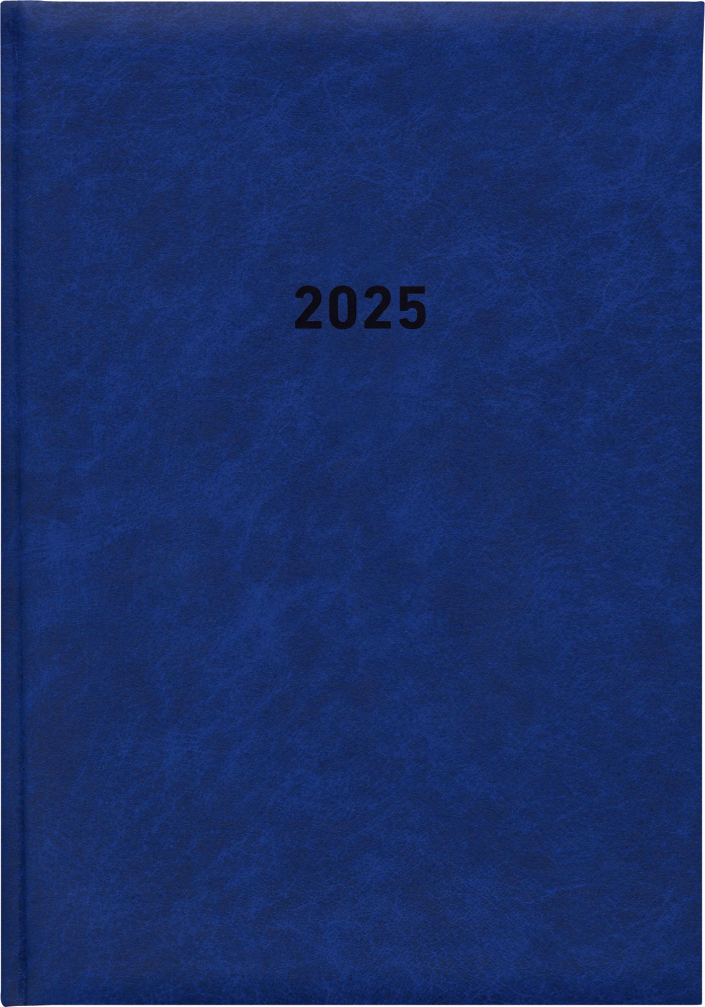 Cover: 4006928025206 | Buchkalender blau 2025 - Bürokalender 14,5x21 cm - 1 Tag auf 1...